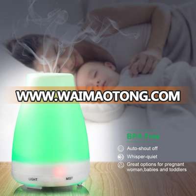 Creative Mini Ultrasonic Home Aroma Humidifier Air Diffuser Mist With Led Lamp