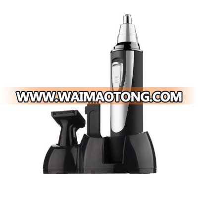 Hm-178 Waterproof 3 In1 Electric Corded Rechargeable Ear And Nose Hair Trimmer Manual  For Men