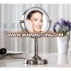 7 Inch 5X Magnification LED Table Cosmetic Mirror Silver/Chrome UV Finish Makeup Mirrors Professional for Self Makeup Mirror